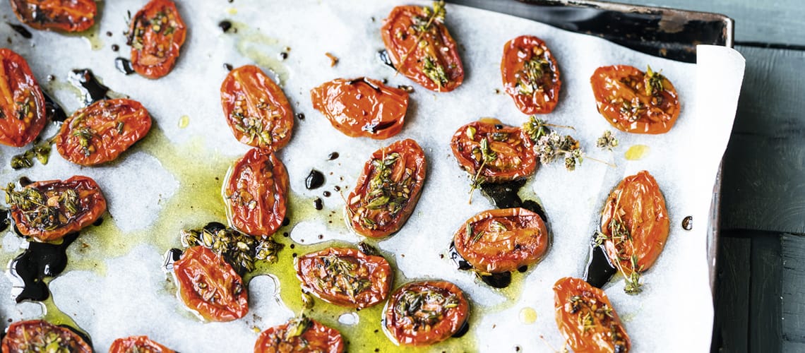 Halbgetrocknete Tomaten