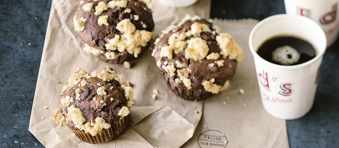Chocolate Crumb Muffins